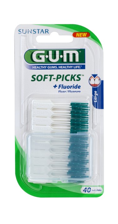 GUM medzizubné kefky SoftPicks gum.VÄČŠÍ PRIEMER 40ks B634M40