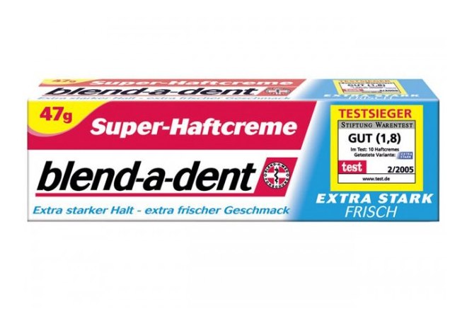 6 x Blend-a-dent fixačný krém Extra Frish 40ml + tablety Complete 60 ks ZDARMA