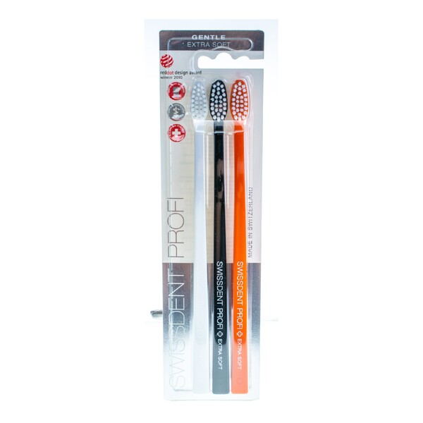 E-shop Swissdent Profi Gentle Ultra Soft zubná kefka, 3ks