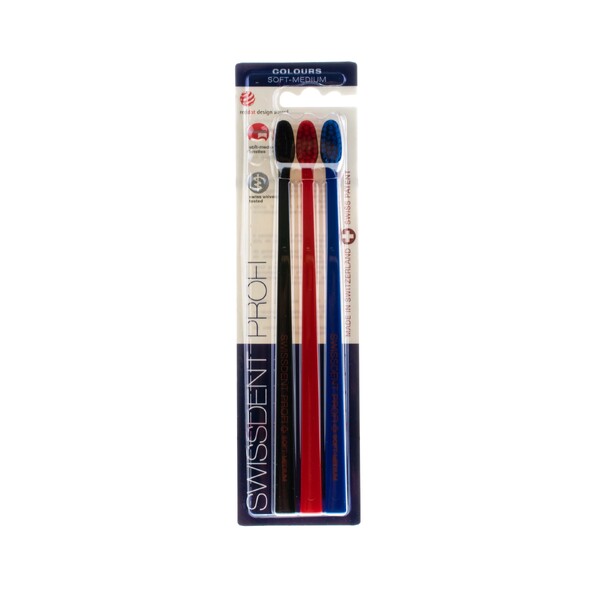 E-shop Swissdent Colours Soft-Medium, 3 ks - Zug