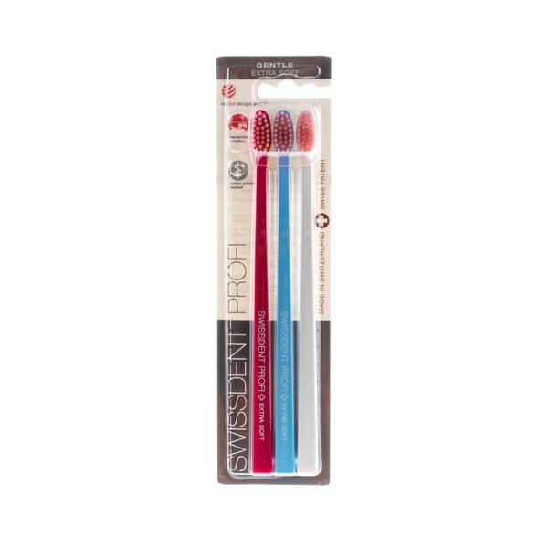 E-shop Swissdent Gentle Extra Soft, 3 ks - Klosters
