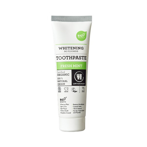 E-shop Urtekram Whitening Freshmint zubná pasta 75 ml