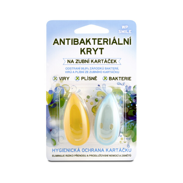 E-shop White Pearl Smile antibakteriálny kryt na zubnú kefku 2ks