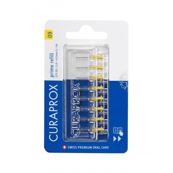 E-shop Curaprox CPS 09 prime REFILL medzizubné kefky 8 ks