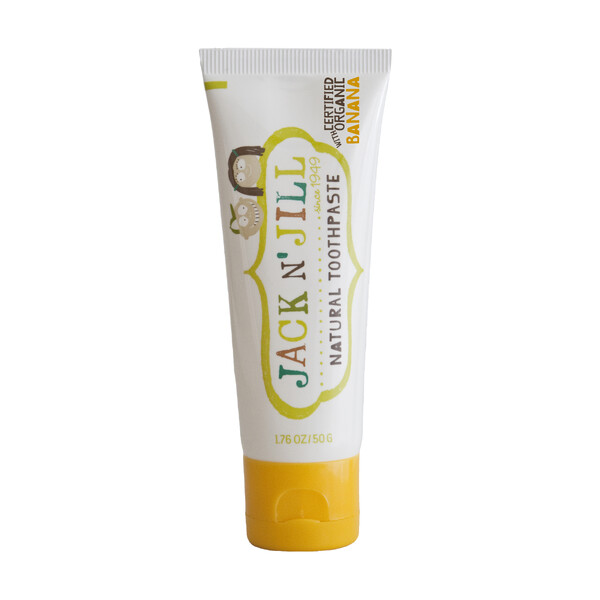 E-shop Jack N' Jill Organic Banana detská zubná pasta 50 g