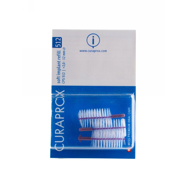 E-shop Curaprox CPS 512 Soft Implant medzizubná kefka 3 ks