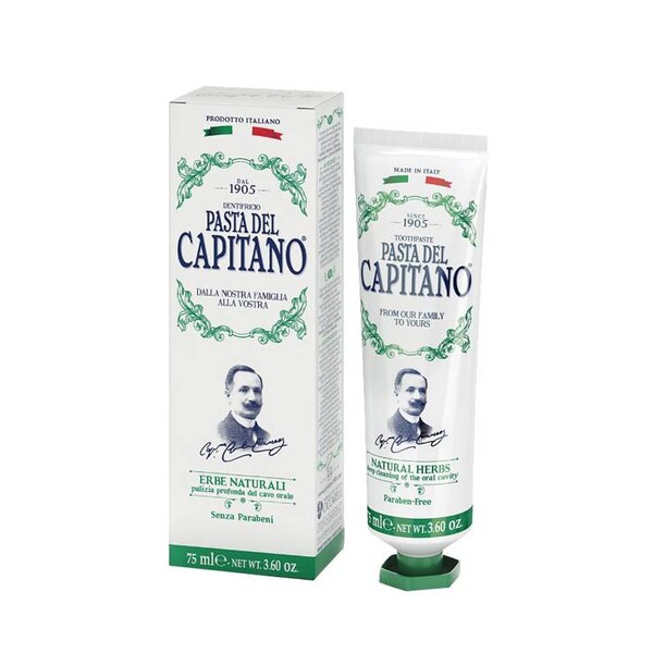 E-shop Pasta del Capitano Natural Herbs zubná pasta 75 ml