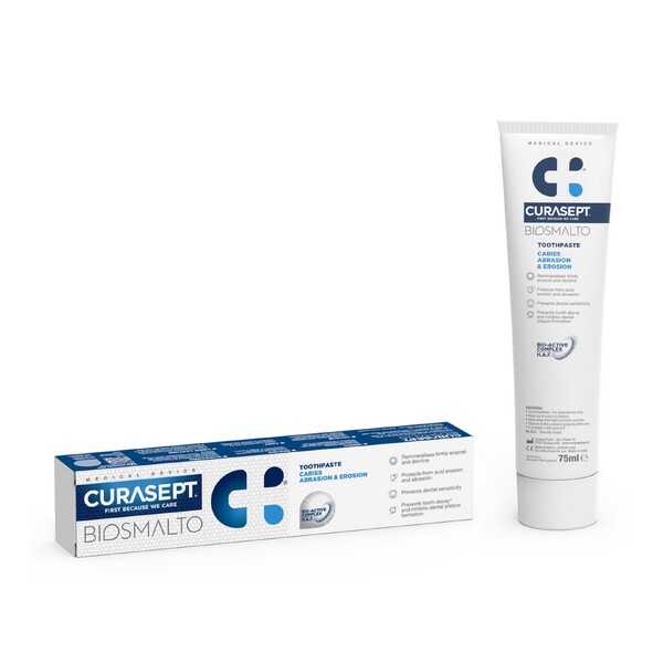 E-shop Curasept Biosmalto Caries Abrasion&Erosion zubná pasta 75 ml