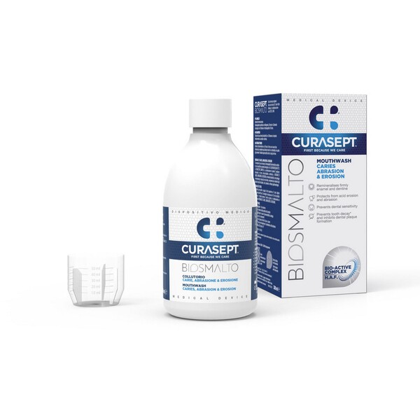 E-shop Curasept Biosmalto Caries Abrasion&Erosion ústna voda 300 ml
