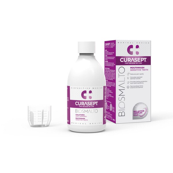 E-shop Curasept Biosmalto Sensitive Teeth ústna voda 300 ml