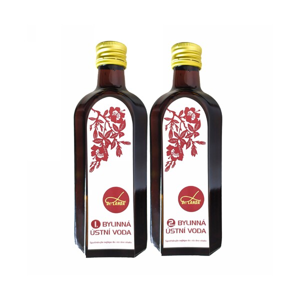 E-shop Bylinná ústna voda Dr. Landy 2x250 ml