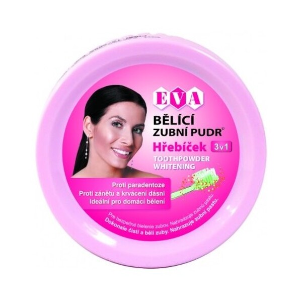 Eva bieliaci zubný púder klinček 30 g