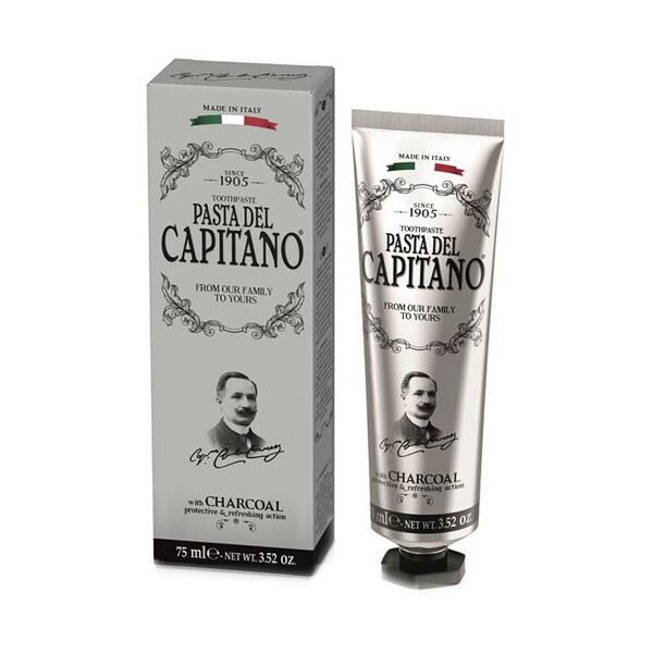 E-shop Pasta del Capitano Charcoal zubná pasta 75 ml
