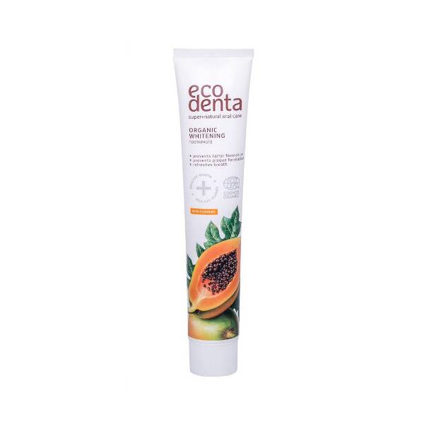 E-shop Ecodenta Organic Whitening Papaya zubná pasta 75 ml