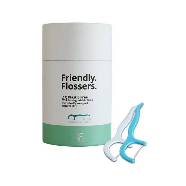 E-shop The Natural Family Co. Friendly Flossers zubná niť 45 ks