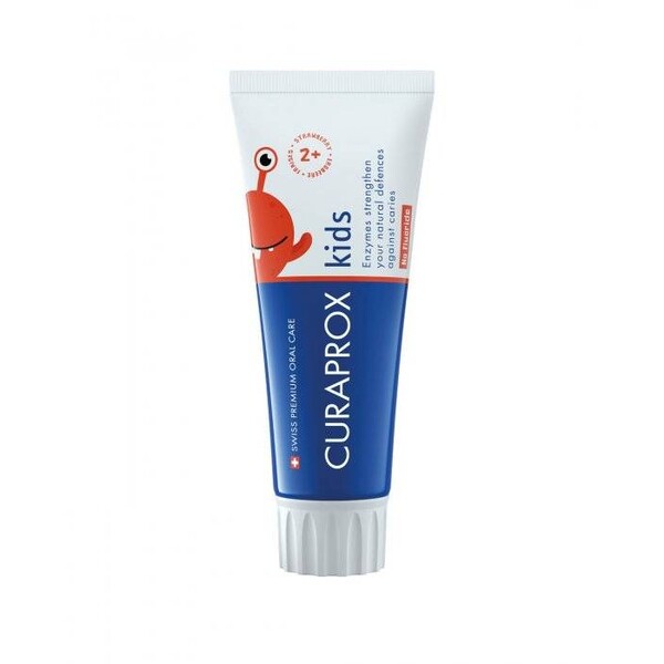 E-shop Curaprox Kids No Fluoride Strawberry detská zubná pasta 60 ml