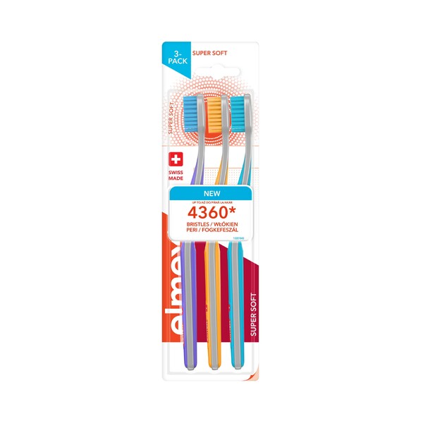 E-shop Elmex Super Soft zubná kefka 3 ks
