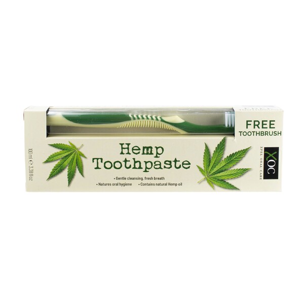 E-shop XOC Hemp zubná pasta 100 ml + zubná kefka
