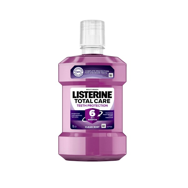 E-shop Listerine Total Care Teeth Protection ústna voda 1000 ml