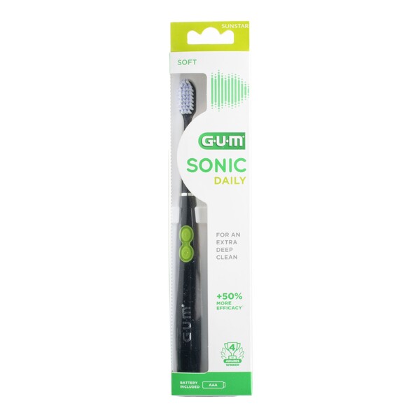 E-shop GUM Sonic Power Black sonická zubná kefka