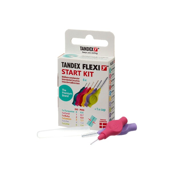E-shop Tandex Flexi Start Kit medzizubná kefka 6 ks