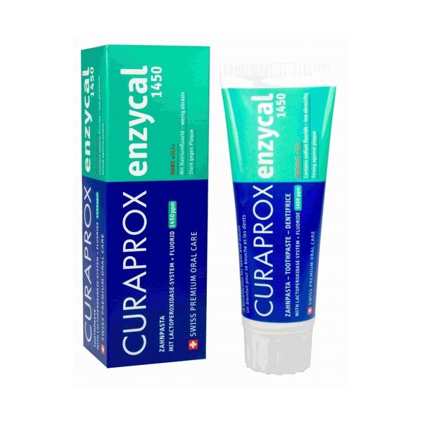 E-shop Curaprox Enzycal 1450 ppm zubná pasta 75 ml