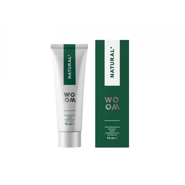 E-shop Woom Natural+ zubná pasta 75 ml