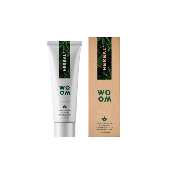 E-shop Woom Herbal+ zubná pasta 75 ml