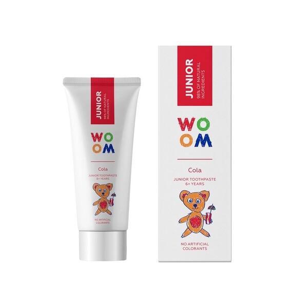 E-shop Woom Junior Cola detská zubná pasta 50 ml