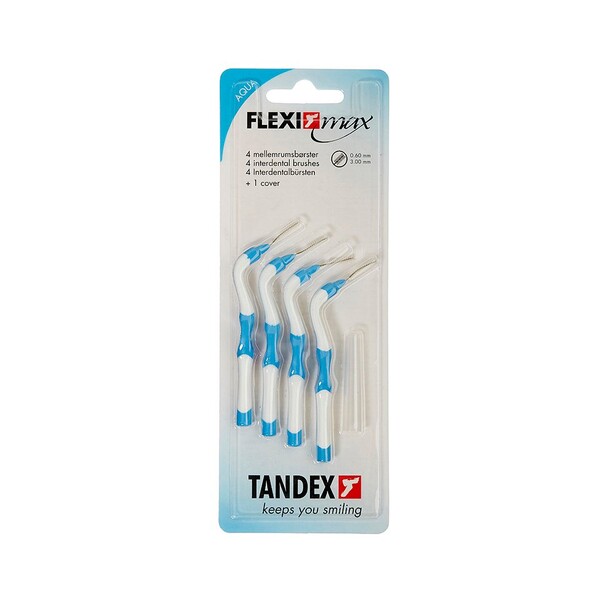 E-shop Tandex Flexi Max 1,0 Aqua medzizubná kefka 4 ks