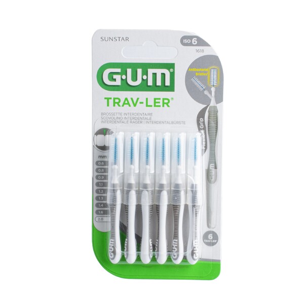 E-shop GUM Trav-Ler medzizubné kefky 2,0 mm 6 ks