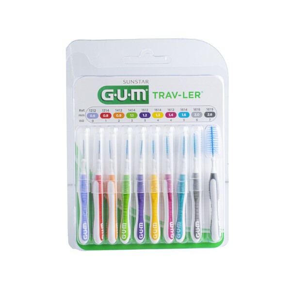 E-shop GUM Trav-Ler medzizubné kefky Mix 10 ks