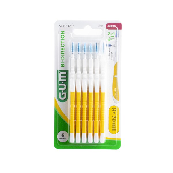 E-shop GUM Bi-direction 1,4 mm mezidzubná kefka 6 ks