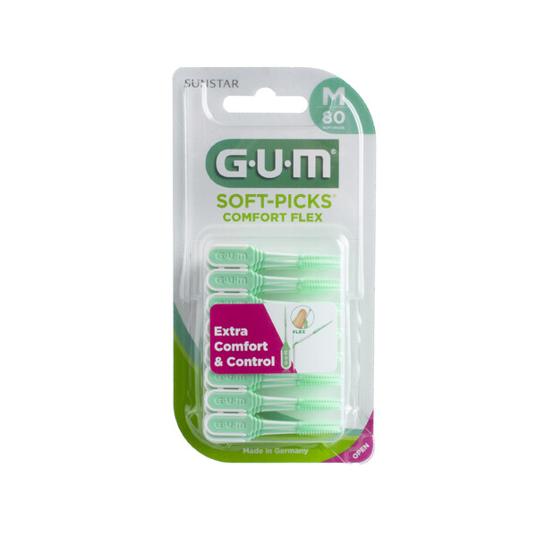E-shop GUM Soft Picks Comfort Flex Medium medzizubná kefka 80 ks