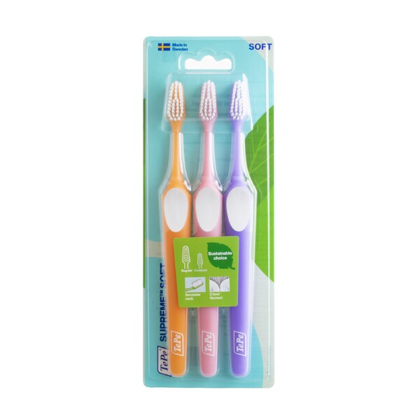 E-shop TePe Supreme Soft zubná kefka 3 ks