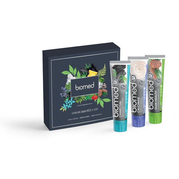 E-shop Biomed pánska darčeková sada zubných pást 3x100 g