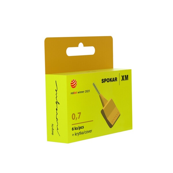 E-shop Spokar XM 0,7 medzizubná kefka 6 ks