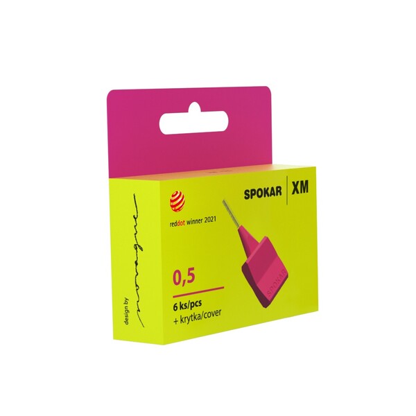 E-shop Spokar XM 0,5 medzizubná kefka 6 ks