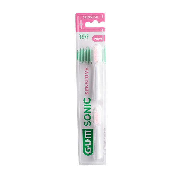 E-shop GUM Sonic Sensitive náhradné hlavice 2 ks