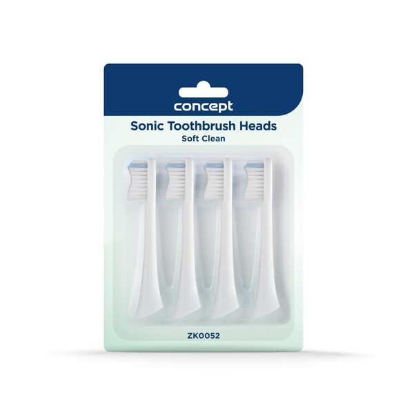 E-shop Concept Perfect Smile ZK0052 Soft Clean White náhradné hlavice 4 ks