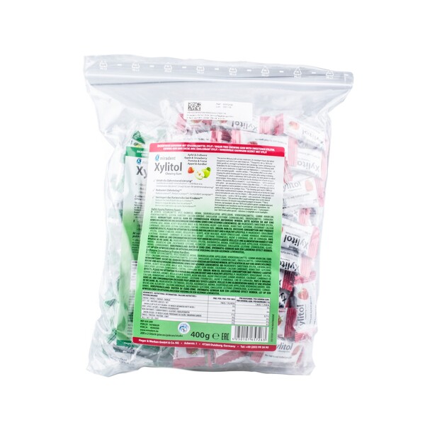 E-shop Miradent Xylitol žuvačky DĚTSKÉ MIX jahoda/jablko 200x2ks
