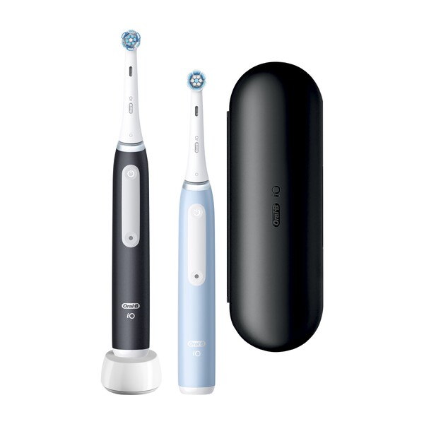 E-shop Oral-B iO Series 3 Duo Black+Blue magnetická kefka 2 ks