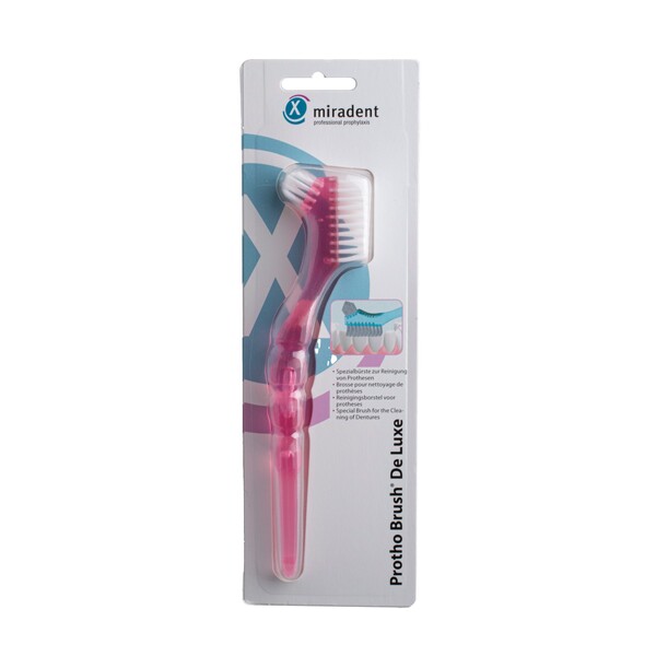 E-shop Miradent Protho DeLuxe Pink kefka na zubné náhrady