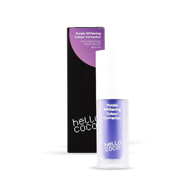 E-shop Hello Coco Purple Whitening Colour Corrector zubná pasta 30 g