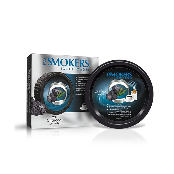 E-shop Eva Smokers Charcoal bieliaci zubný púder 40 g