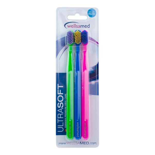 E-shop Wellsamed Ultra Soft zubná kefka 3ks