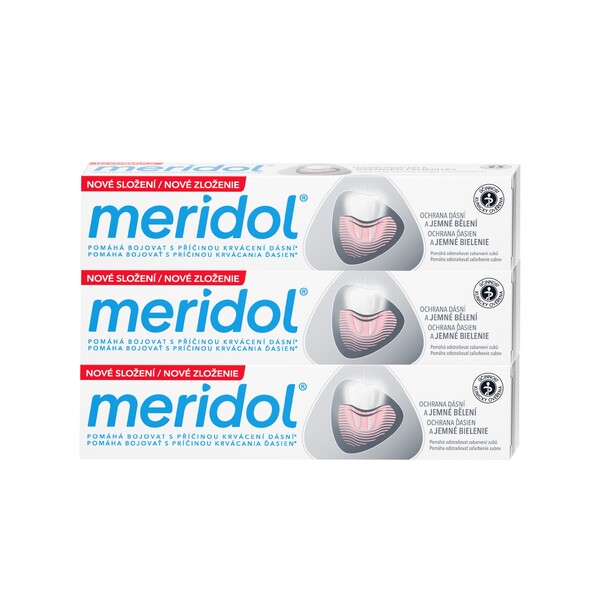 E-shop Meridol Whitening zubná pasta 3x75 ml