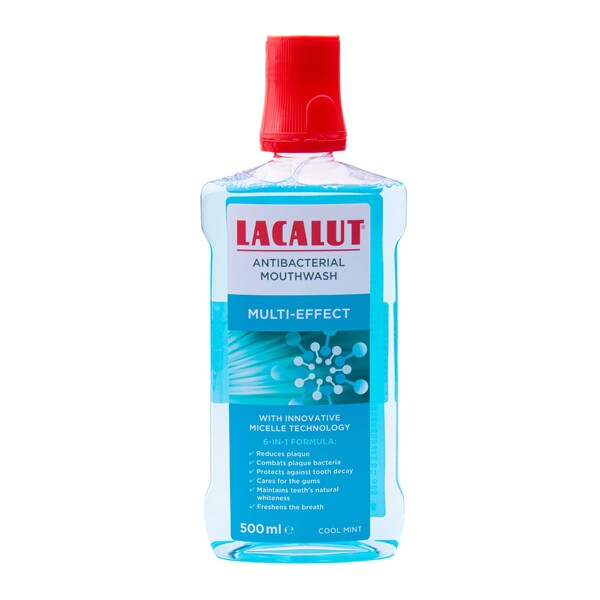 E-shop Lacalut Multi Effect micelárna ústna voda 500 ml