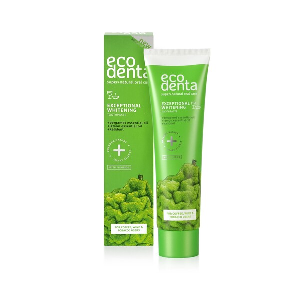 E-shop Ecodenta Anti Coffee & Tobacco bieliaca zubná pasta 100 ml