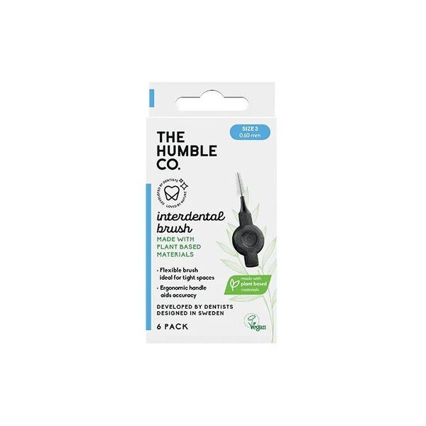 E-shop The Humble 0,60 mm modrá medzizubná kefka 6 ks